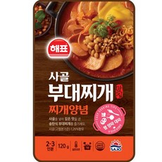해표 부대찌개 양념, 1개, 120g