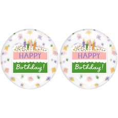 anagram Ove Happy 蛋糕切片氣球, 單一顏色, 2個