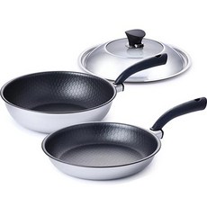 알텐바흐 인덕션 헥사 통5중 프라이팬세트 3개, 혼합색상, 프라이팬 28cm + 궁중팬 28cm + 콤비 커버 28cm, 1개