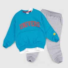 앤디애플 아동용 컬러감 짱짱 레이어드 상하복 세트