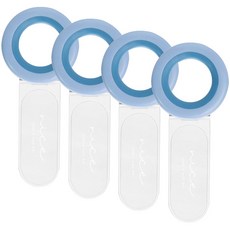 티지 화장실 변기뚜껑 위생 손잡이 스카이블루