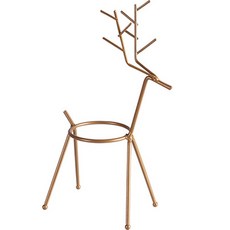 麋鹿花盆裝飾支架, 金色