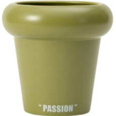 Goodsticks 陶瓷胖胖花盆, 綠色