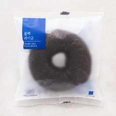 도제식빵 블랙 베이글, 120g, 1개입, 1개