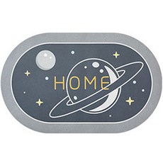 Isabel Home 太空人地墊 家用, 混合色, 1個