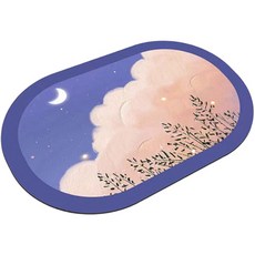 Witherhome 童話天空乾爽地墊, 海軍藍, 1個