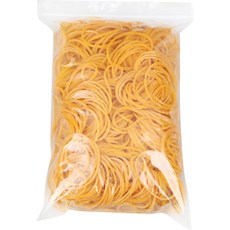 H文具橡皮筋大號, 1100件, 黃色