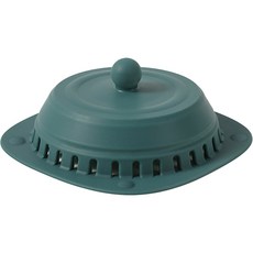 Tingall 按壓式浴室防堵排水口蓋 綠色, 1個