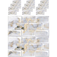 피삼십일 마블링 타일시트지 10p, 01