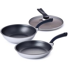 알텐바흐 인덕 헥사 통5중 팬웍 세트 2개, 혼합색상, 26F+26W+26유리커버, 1개