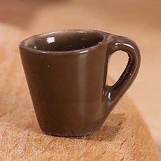 Blue Living 迷你廚房配件模型杯, 棕色