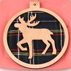 Blue Living 聖誕木片裝飾 款式04, 混合顏色