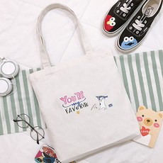 라이브잇 큐티 캔버스백