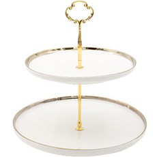 Market Pio 廚房金邊甜點盤, 類型4, 1個