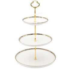 Market Pio 廚房金邊甜點盤, 類型6, 1個