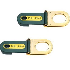 Rosemango 馬桶衛生夾蓋把手 衛生 綠色, 2個