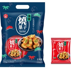 NINE CHOICE 海苔風味一口煎餅 8入, 200g, 1袋