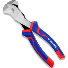 워크프로 180mm 크롬 논슬립 엔드 컷팅 플라이어, 1개
