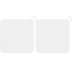 빈앤코 냄새 차단 실리콘 매트 사각, 화이트