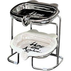 My Daily Modern 中世紀銀色刻字皂盒 2 層, 白銀, 1個