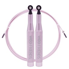 WOD FRIENDS CrossFit選手用 室內用 RPM競速跳繩 WFSR, 粉紅色(WFSR-PI)