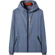 中性款輕便戶外連帽風衣外套