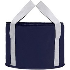 다윗트 휴대용 접이식 방수 족욕 바구니 14L, 1개, 네이비