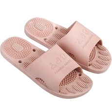 팅올 화장실 욕실 지압 실내화, 핑크, 1세트