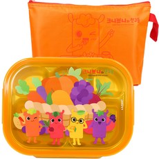 LILFANT Knnie Pnnie & Friends不鏽鋼餐盤組, 不銹鋼板+袋子, 混色