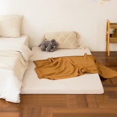 그랜레스트 발칸 3단 접이식 메모리폼 코퍼 토퍼, 화이트, 5cm