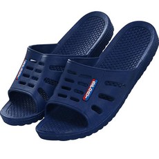 Blue Earth運動浴室拖鞋, 海軍藍