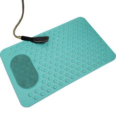 Yunel 淋浴防滑洗腳墊, 綠色, 1個