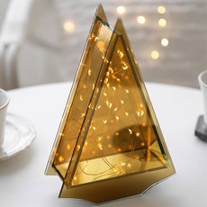 Miss Monet Infinity Mirror LED 玻璃樹情緒燈 S, 混色