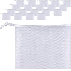 藍凱肥皂泡網洗面奶白繩9*11cm, 單色, 20個