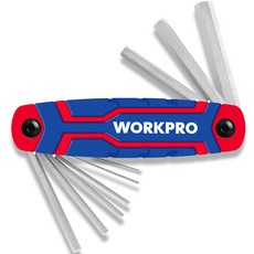 WORKPRO 9件組折疊六角扳手, 1套