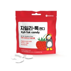 맥널티 펭수 자일리톡 캔디 딸기향, 40g, 1개