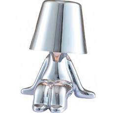 Relaxpick小金人桌上觸摸燈照明C, 銀色