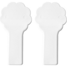 WEGO2 乾淨馬桶蓋提把, 2個, 白色