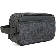 Hill Creek 兩個拉鍊高爾夫球袋 HCPO - O07 + 黑色包裝盒, 黑色(小袋)