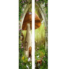 Greenlight 門用室內裝飾貼紙 2入, 9