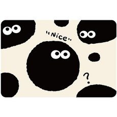 So&Young 可愛角色造型防滑地墊, 圓形1, 1個