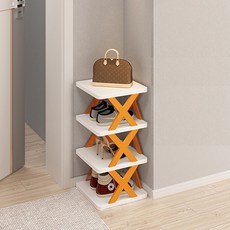 LKH 可堆疊家用鞋櫃 4層, 1個, 橘色