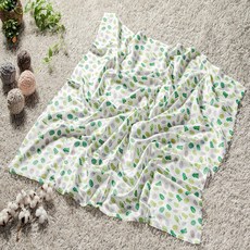 ozmom 竹纖維紗布竹製浴巾, 1個, 綠樹