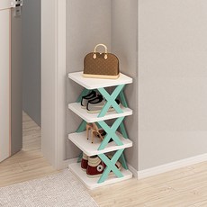 LKH 可堆疊家用鞋櫃 4層, 1個, 藍色