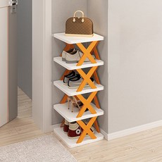 LKH 層疊式家用鞋櫃 5層, 1個, 橘色