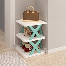 LKH 層疊式家用鞋櫃 3層, 1個, 藍色