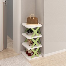 LKH 層疊式家用鞋櫃 4層, 1個, 綠色