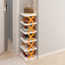 LKH 層疊式家用鞋櫃 6層, 1個, 橘色