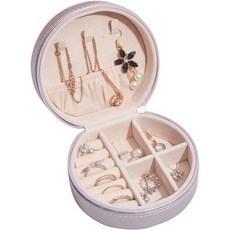 더플로우 열면 진주가 있으려나 조개 악세사리 보관함, 샴페인골드, 1개