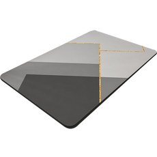 Dunamis Suction 矽藻土廚房浴室地墊 60 x 90 厘米, 深灰色, 1個